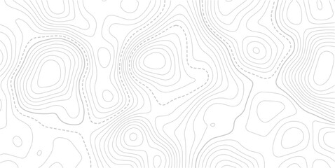 Topographic line contour map background, geographic grid map. Abstract vector illustration. Contour vector map.  © MDSOHEL