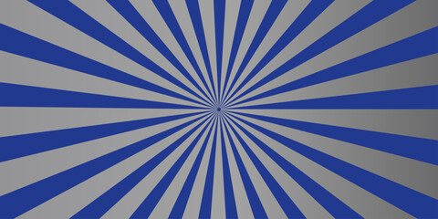A radiating geometric pattern in striking blue and silver hues creates a vibrant visual effect, drawing the eye towards a central focal point. © Asad Visuals