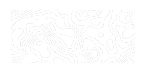 Fototapeta premium High Detail Topographic Map Background with Continuous Elevation Contour Lines Black and White Seamless Geographic Design Isolated on Transparent Background