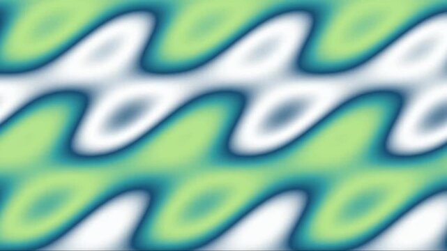 Abstract green and blue leaf pattern seamless background texture