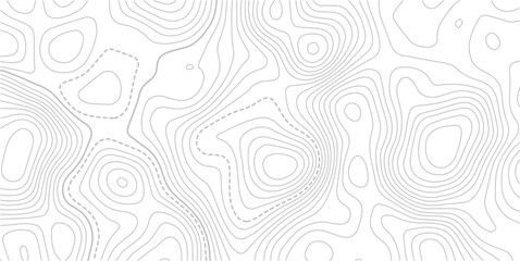 Topographic line contour map background, geographic grid map. Abstract vector illustration. Contour vector map.  © MDSOHEL