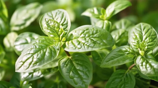 Green oregano plants flourishing outdoors, providing aromatic leaves