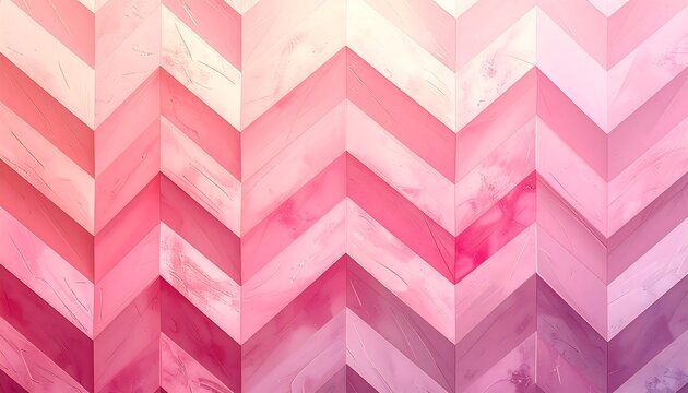 Pink chevron pattern.
