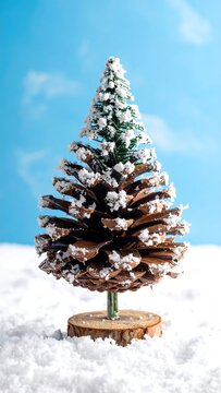 Pinecone Christmas Tree.