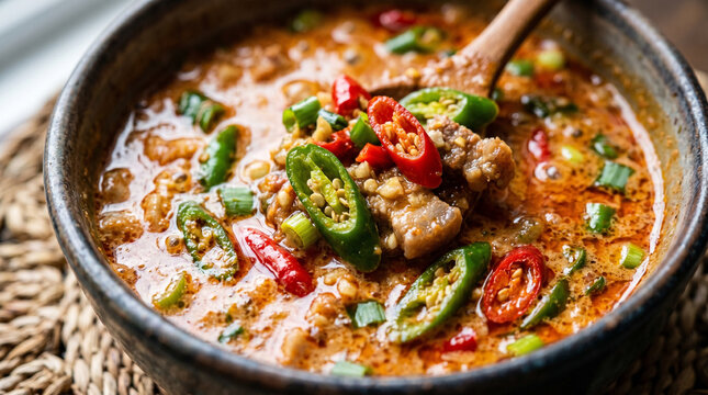 Bicol express, close up dish