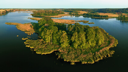 Wieczór na Warmii w północno-wschodniej Polsce. © Janusz Lipiński