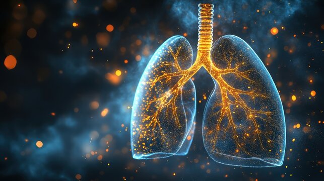 Abstract Lungs with red human bronchial tree structure. Lungs anatomy,left and right bronchus, bronchioles,Medicine cure tuberculosis, pneumonia, asthma. Abstract health care medical concept.