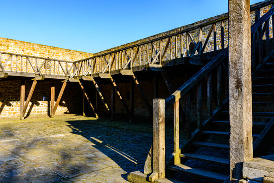 Bastion of the hetman Petro Doroshenko on Castle Hill in Chyhyryn, Ukraine