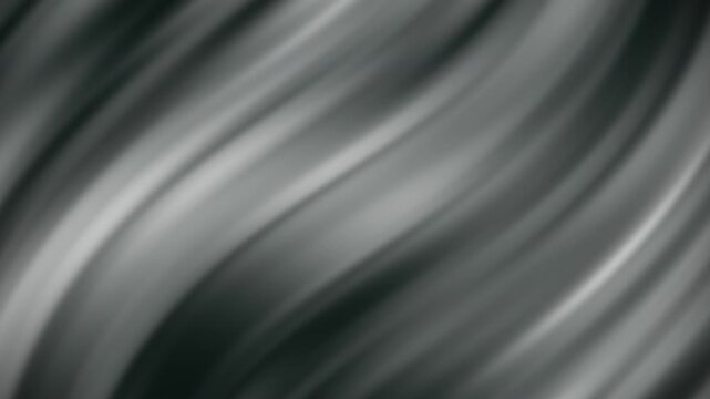 Silver wave abstract background with metallic gradient and smooth motion