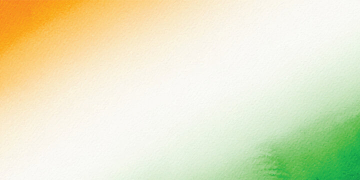 India flag colors watercolor texture abstract background
