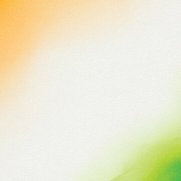 Watercolor gradient background featuring orange and green colors