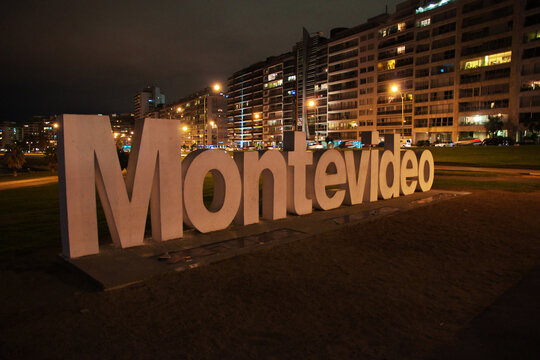 Montevideo, Uruguay - 01 May 2016: The monument in Montevideo, Uruguay