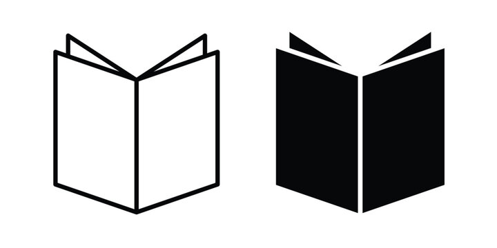 Book open icon for your website and app ui designs