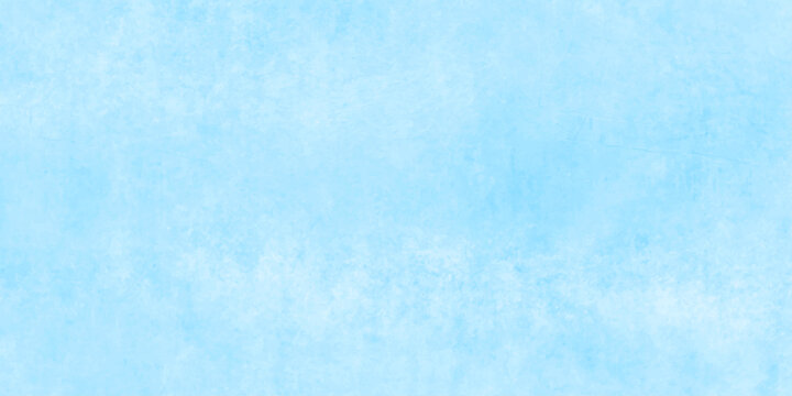 Soft textured sky-blue watercolor background with cloudy gradients, minimal abstract backdrop. blue paint concrete wall texture.