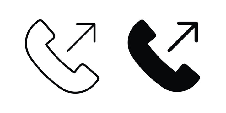 Call outgoing icon for your website and app ui designs