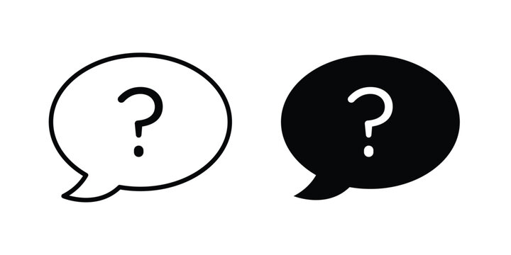 Comment question icon for your website and app ui designs