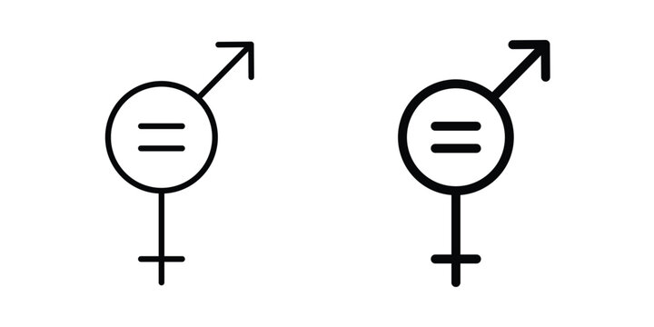 Equality icon for your website and app ui designs