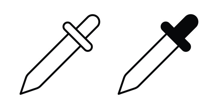 Eye dropper icon for your website and app ui designs
