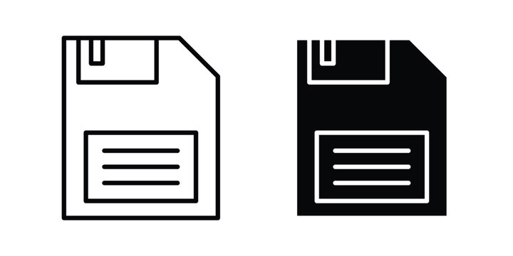 Floppy disk icon for your website and app ui designs