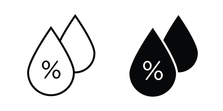 Humidity icon for your website and app ui designs