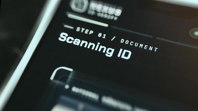 Digital identity document scanning process