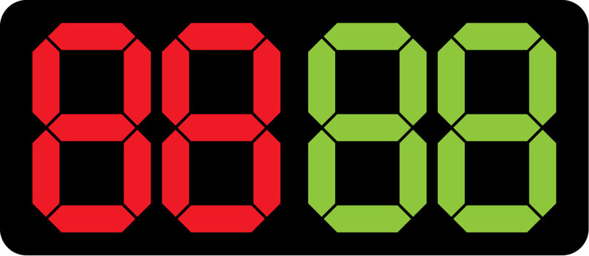 Digital Scoreboard Icon for Sports Match Results