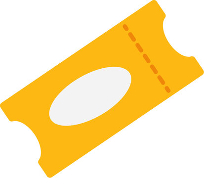 Sports Ticket Icon for Match Entry and Event Access