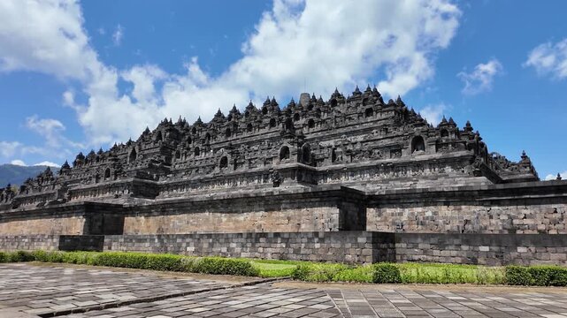 scenic view of borobodur temple