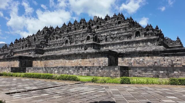 scenic view of borobodur temple