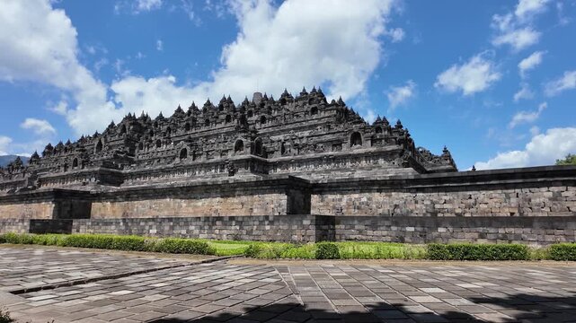 scenic view of borobodur temple