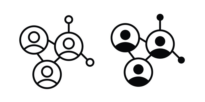 Social network icon for your website and app ui designs