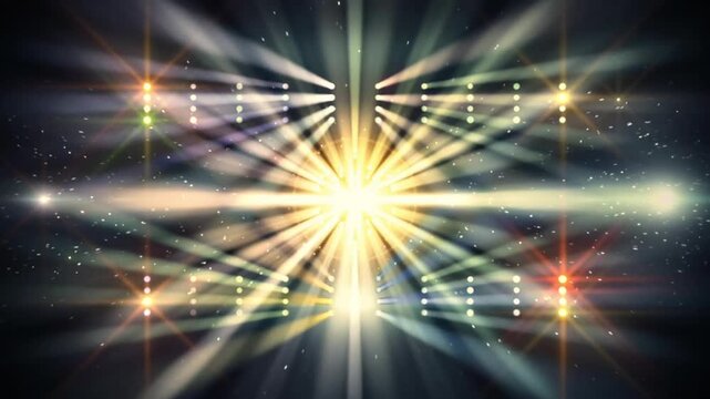 Colorful stage spot light grid pattern flash beam laser effect dynamic video concert vj motion loop