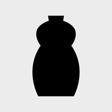 ceramic pottery, bigflower vase