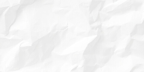 Obraz premium Crumpled white paper texture background with soft folds and creases for design and decoration