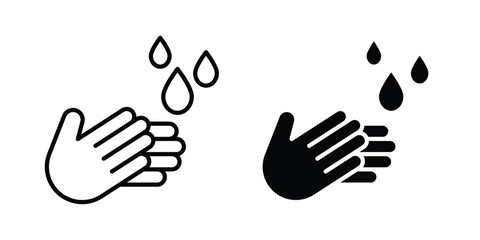 Fototapeta premium Wash your hands icon for your website and app ui designs