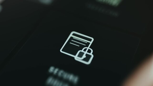 UI icon labeled Secure Docs being selected
