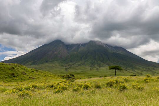 Storm Clouds Over Mount Meru