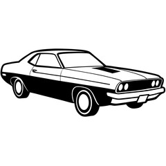 Naklejka premium Vintage car isolated on white