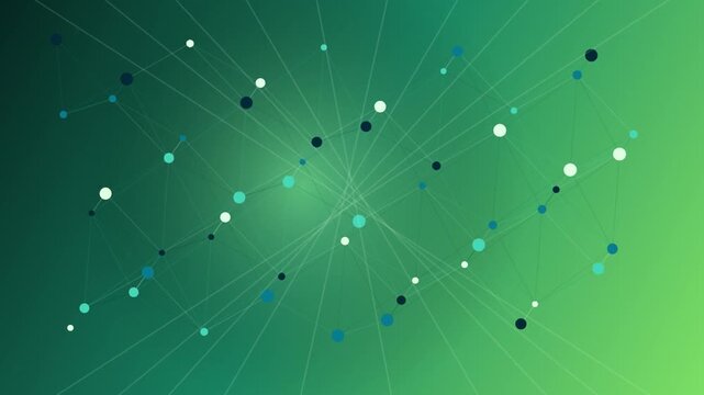 Soil sensor network animation for smart farming and sustainable agriculture footage