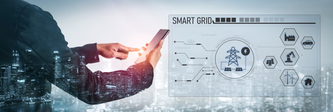Smart grid system integrating renewable energy sources, energy storage, smart inverters, and demand response for efficient, decentralized, and modern power distribution Vouch