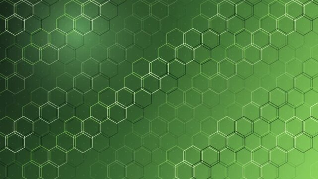 Pulsing carbon hexagon network for sustainability and emissions reduction content