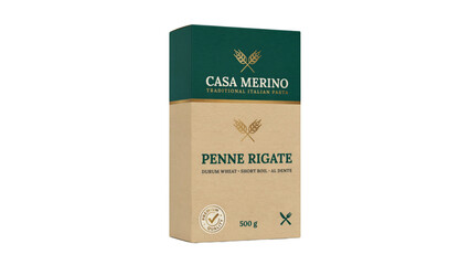 Fototapeta premium Natural organic green tea paper box package mockup Vector