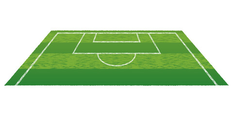 Soccer field with grunge brush pattern theme © WS TYAN