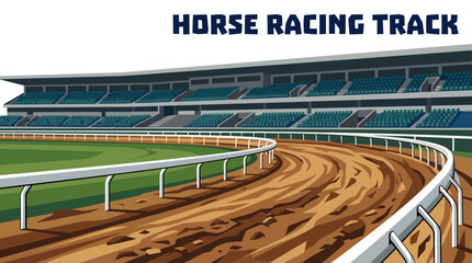 horse racing field stadium environment with professional equestrian competition outdoor arena athlete recreation tournament landscape for international racing events training performance and modern © Ethan