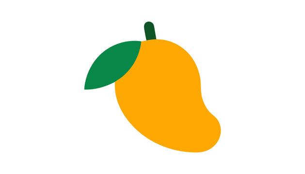 Mango isolated on white background 