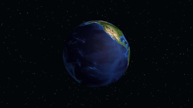 Earth Zoom Animation Focusing on Khulna Bangladesh with Population Data