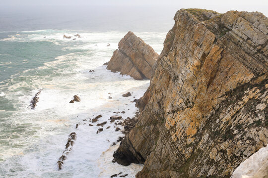 The Cabo Penas cape, the northerly territory of Asturias, Spain