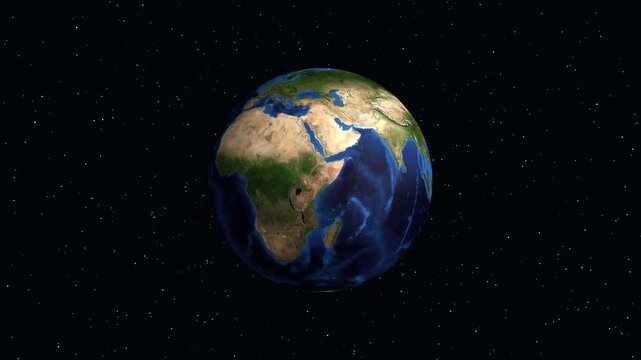 Animated Zoom from Space to Tirupati City in Andhra Pradesh India