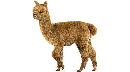 llama isolated on white background © dword