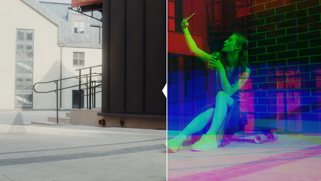 Premium Overlays Chromatic Exposure 4 &ndash; Chromatic Aberration Effects, Light Exposure Overlays and Cinematic Film Style Visuals for Video Editing